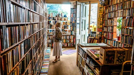 Picture of a book store