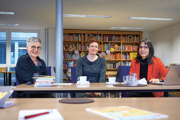 Marianne Rübelmann, Petra Albers and Franziska Schiebe