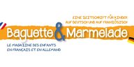 logo zeitschrift baguette und marmelade