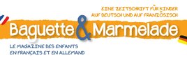 logo zeitschrift baguette und marmelade